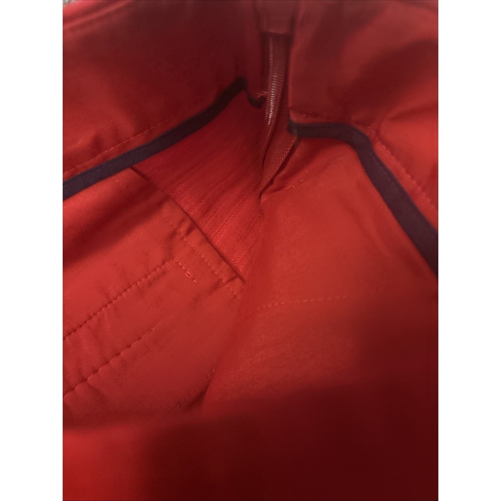 J Crew Coral Red Pintuck Suit Short in Stretch Linen Blend Shorts, Size 4 - Picture 4 of 6